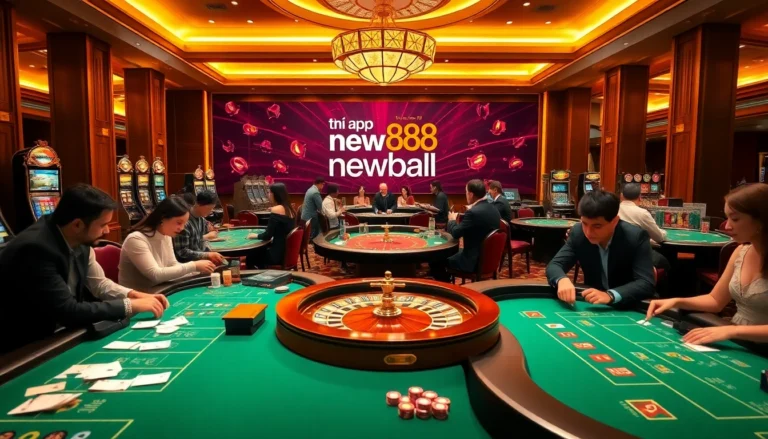 Experience high-stakes gambling excitement at the casino while exploring how to tải app new88 for seamless gameplay on mobile devices.