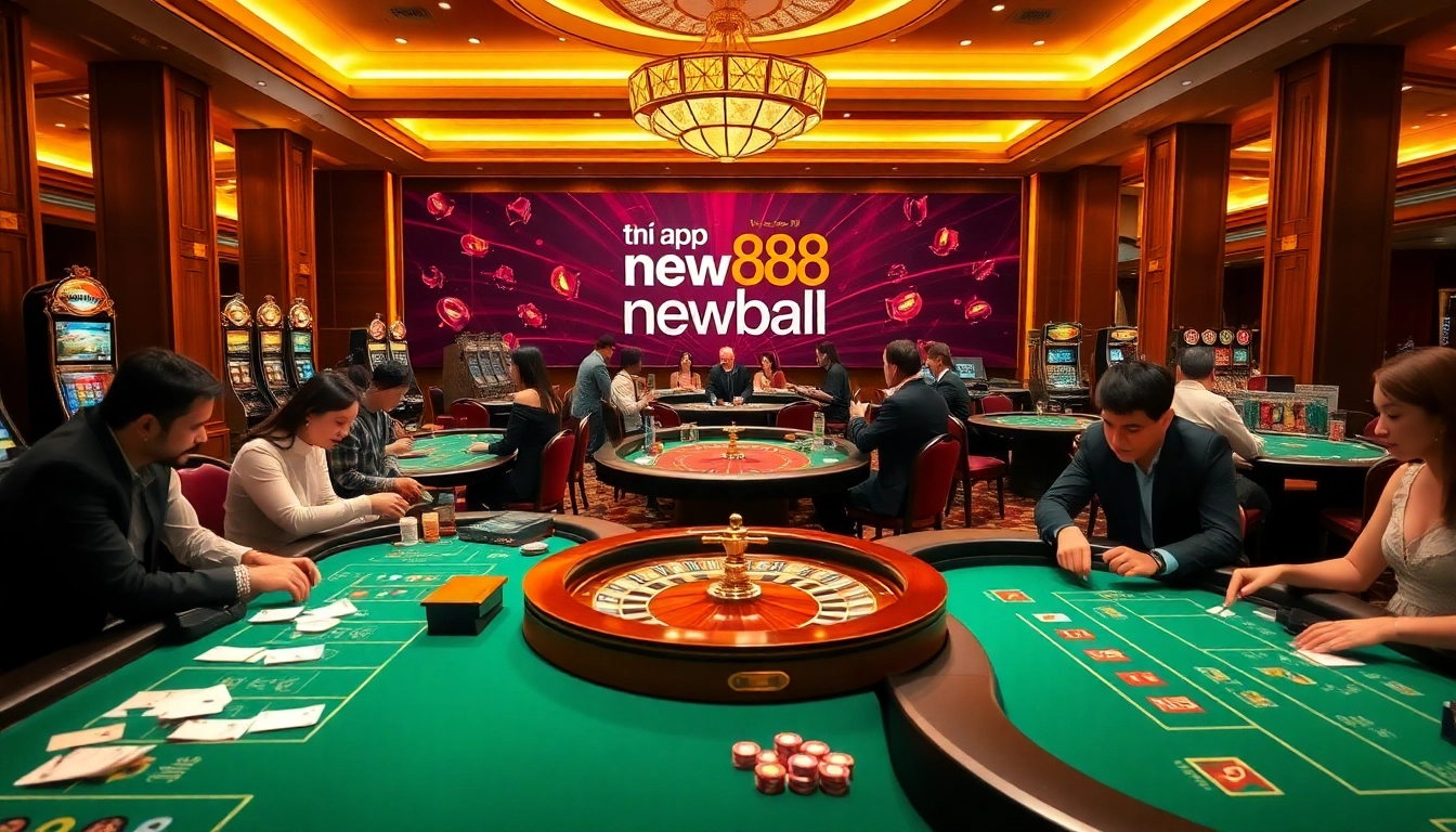 Experience high-stakes gambling excitement at the casino while exploring how to tải app new88 for seamless gameplay on mobile devices.